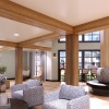a spacious clubroom with large sofas